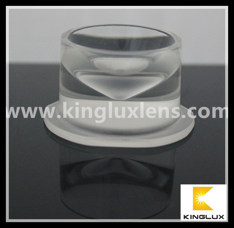90 degree optical led Glass TIR lens