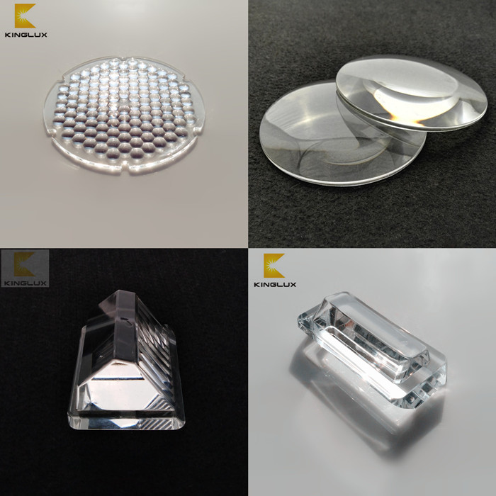 LED glass lens optical design