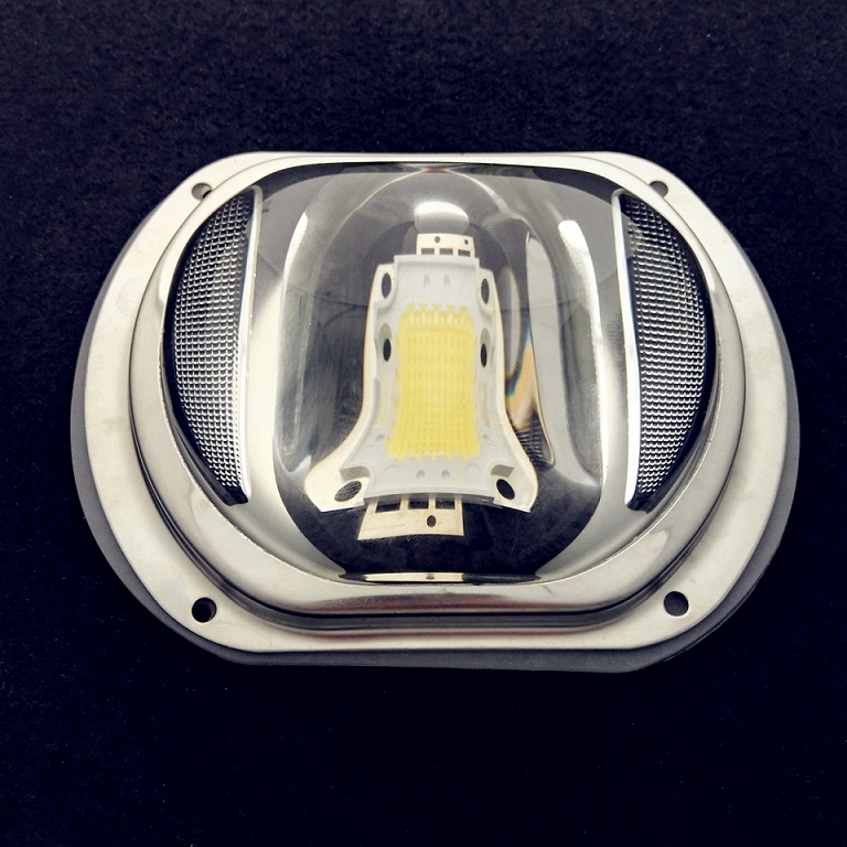 new style 107mm*87mm oval shape led glass lenses for led street lamps