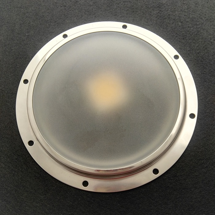 Sandblasting LED high bay light glass diffuser lens 130mm