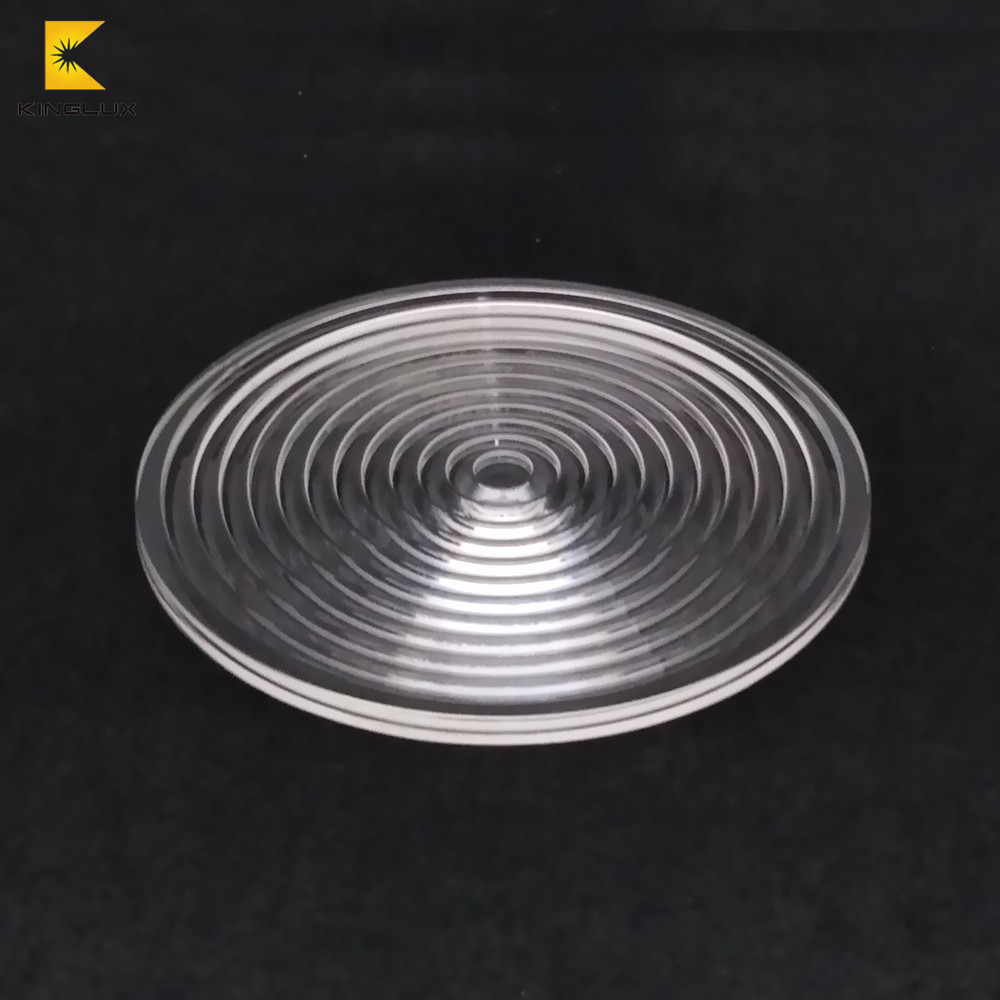 133mm diameter Custom Glass Fresnel lens for high power LED