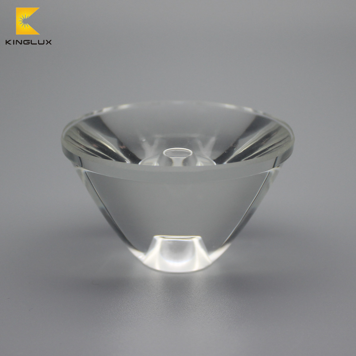 Factory China 60mm Diameter 5 10 15 Degree Condensing Optical Glass COB Tir Lens Reflector Collimator For Led Light
